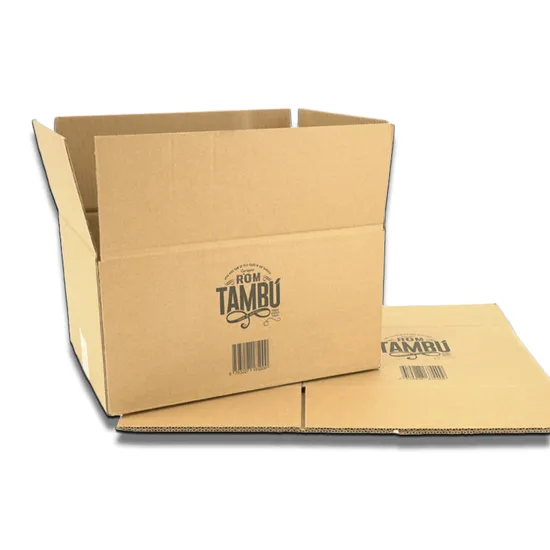 Le papier personnalisé Be Flute a ondulé le carton d'expédition de stockage d'archives avec l'impression faite sur commande