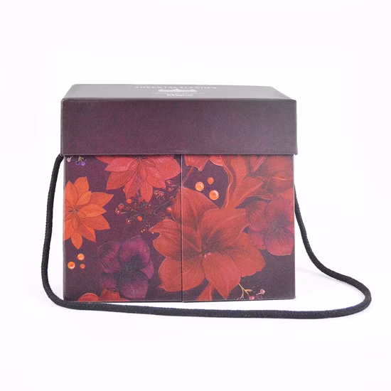 Boîte-cadeau en papier pliante pour stratification mate à fermeture magnétique personnalisée avec logo de revêtement UV noir brillant Boîtes de rangement d'emballage pliées Boîte d'expédition en carton